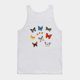 Butterflies of the world Tank Top